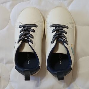 White dinosaur shoes